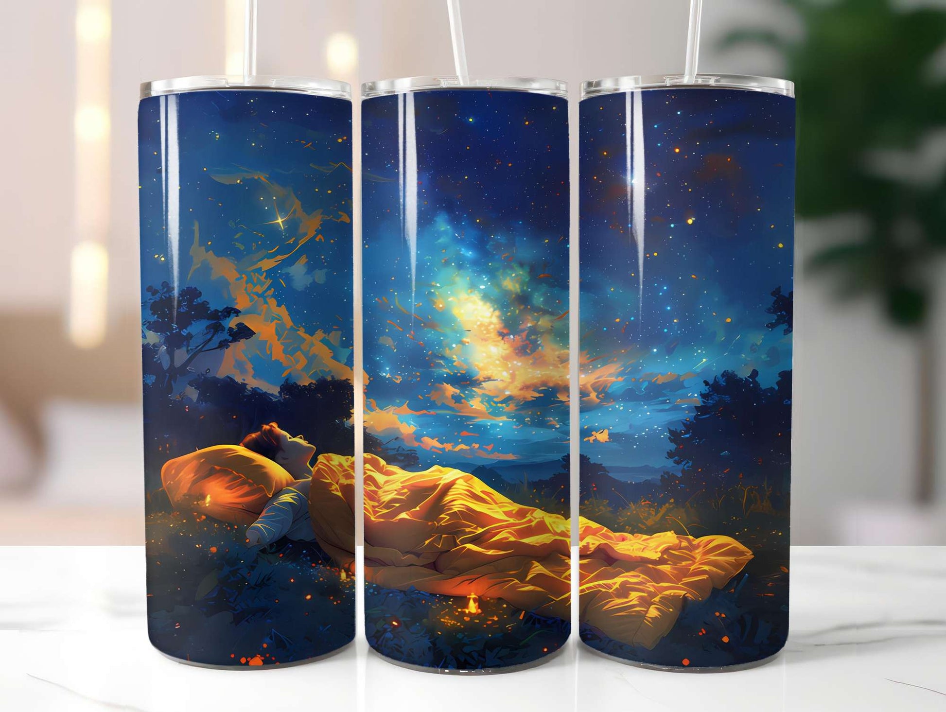 Camping Summer 1 Tumbler Wrap - CraftNest - Digital Crafting and Art