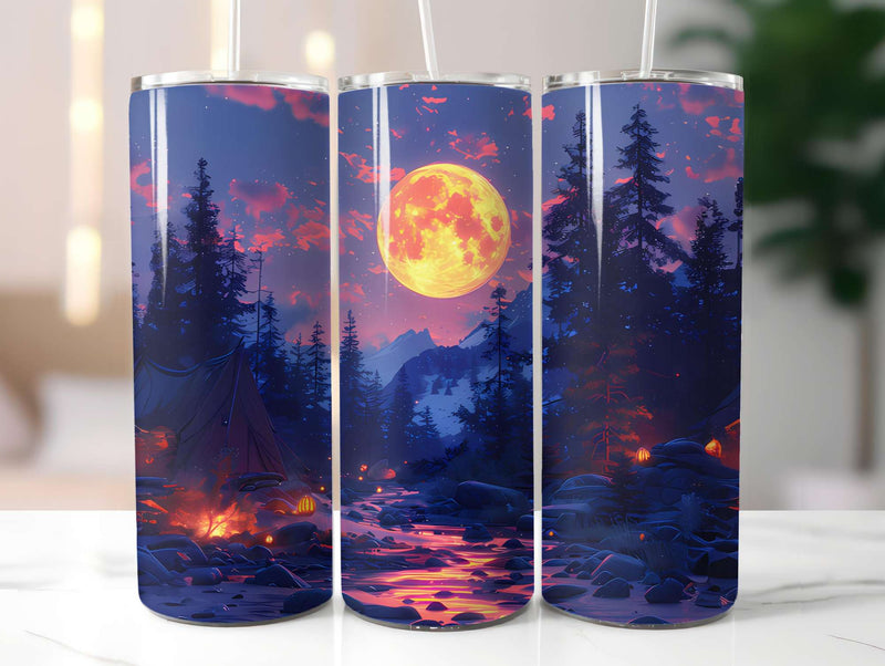 Camping Summer 3 Tumbler Wrap - CraftNest - Digital Crafting and Art