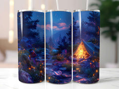 Camping Summer 3 Tumbler Wrap - CraftNest - Digital Crafting and Art
