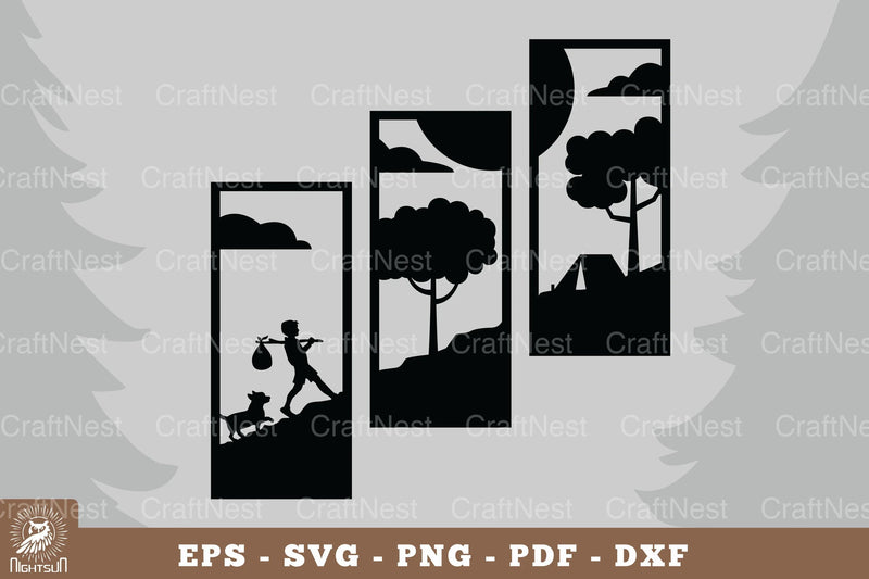 Camping with Dogs Home Decor Clipart Bundle - CraftNest - Digital Crafting and Art
