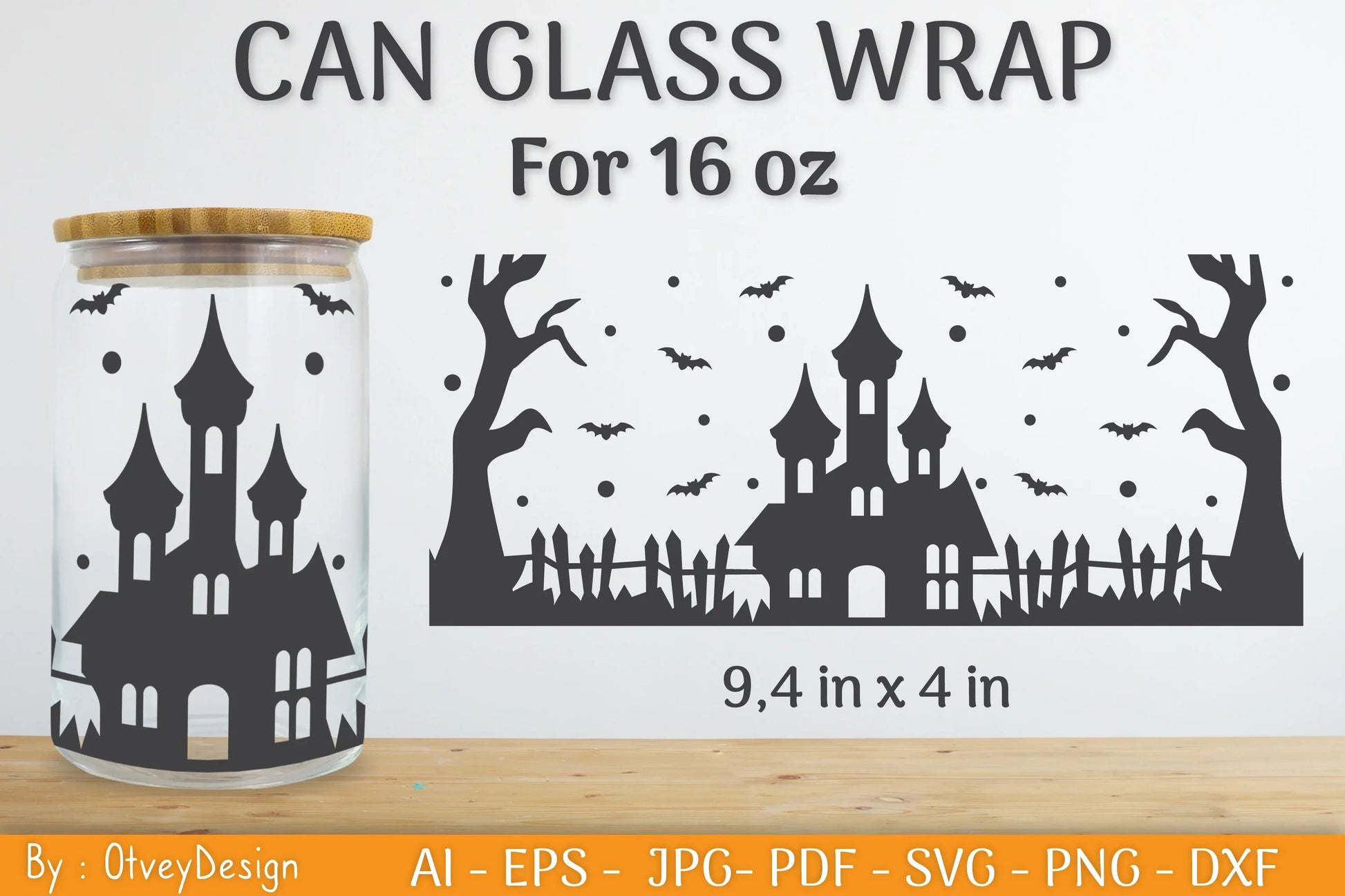 Libbey 16 Oz Can Glass Halloween SVG Bundle - CraftNest - Digital Crafting and Art