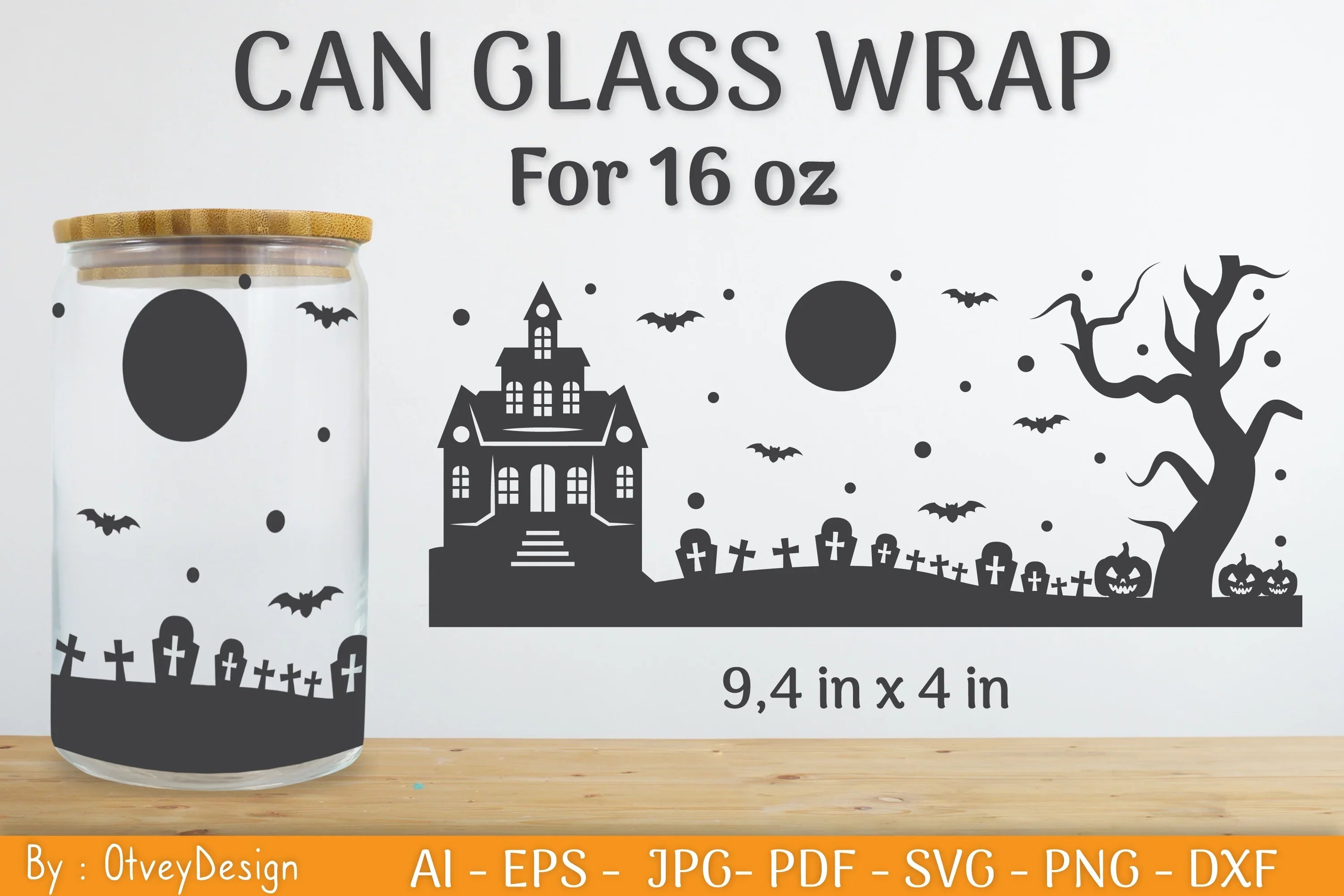 Libbey 16 Oz Can Glass Halloween SVG Bundle - CraftNest - Digital Crafting and Art
