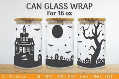 Libbey 16 Oz Can Glass Halloween SVG Bundle - CraftNest - Digital Crafting and Art