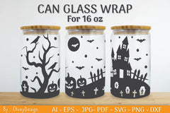 Libbey 16 Oz Can Glass Halloween SVG Bundle - CraftNest - Digital Crafting and Art