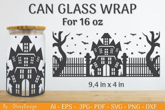 Libbey 16 Oz Can Glass Halloween SVG Bundle - CraftNest - Digital Crafting and Art
