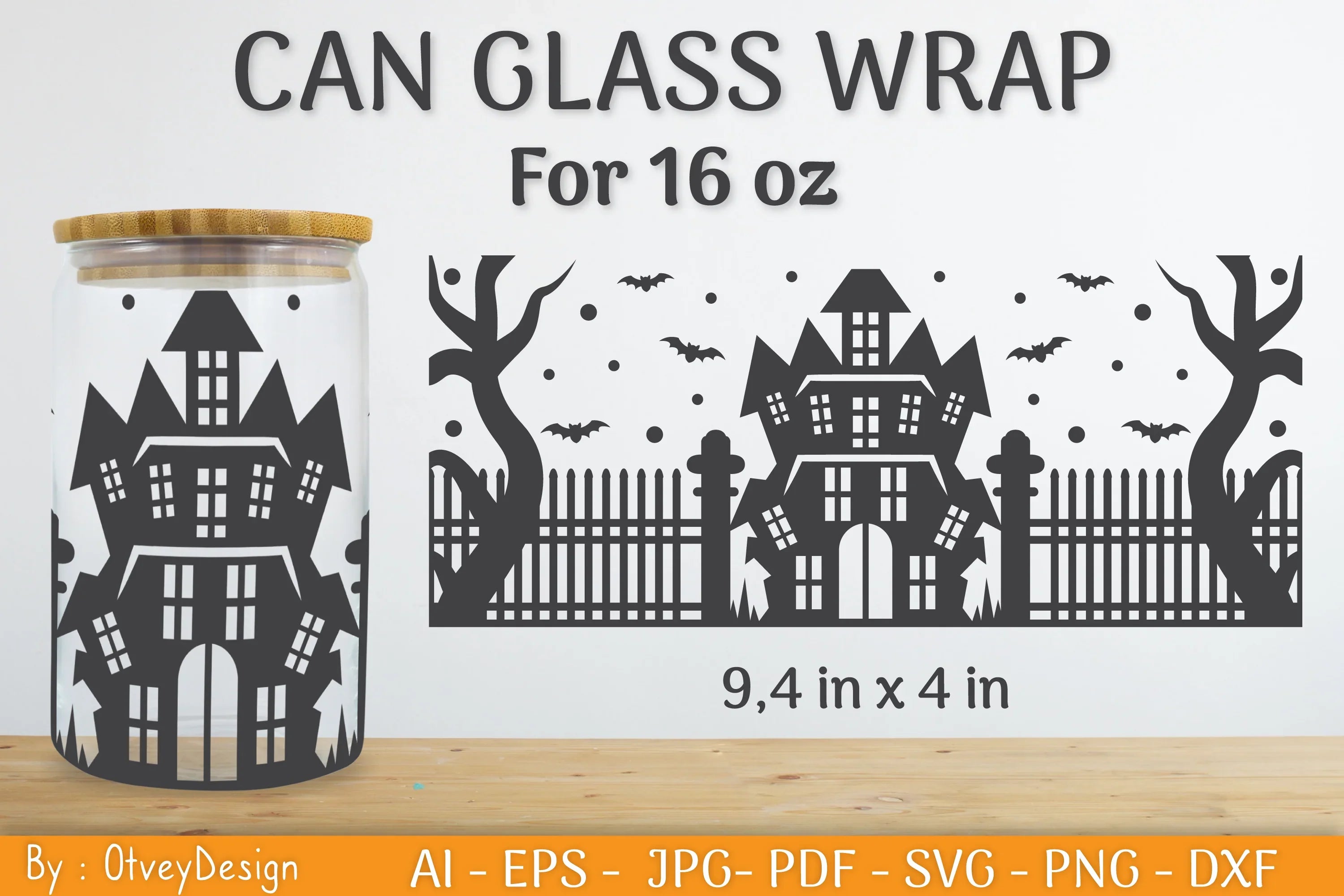 Libbey 16 Oz Can Glass Halloween SVG Bundle - CraftNest - Digital Crafting and Art