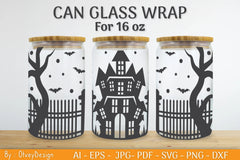 Libbey 16 Oz Can Glass Halloween SVG Bundle - CraftNest - Digital Crafting and Art