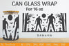 Libbey 16 Oz Can Glass Halloween Wrap SVG Bundle