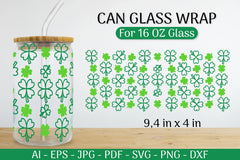St. Patrick's Day Can Glass Wrap SVG Bundle - CraftNest - Digital Crafting and Art
