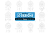 Daily SVG Bundles Cancer Dream Catcher Laser Cut Clipart Set