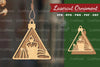 Candle Laser Cut Ornament Clipart Bundle