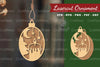 Laser Cut Candle Ornament Clipart Bundle