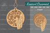 Candle Laser Cut Ornament SVG Bundle