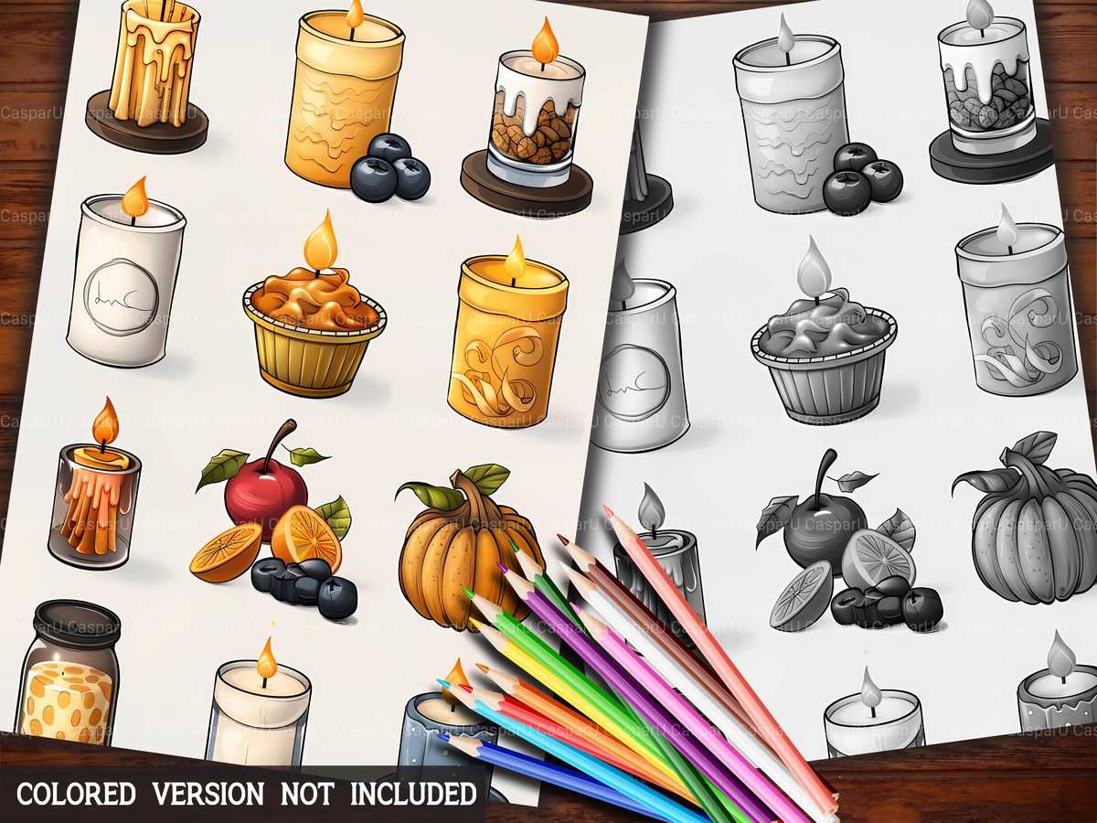 Candle Making Coloring Books - CraftNest - Digital Crafting and Art