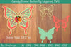 Candy Dome Butterfly Layered SVG Bundle