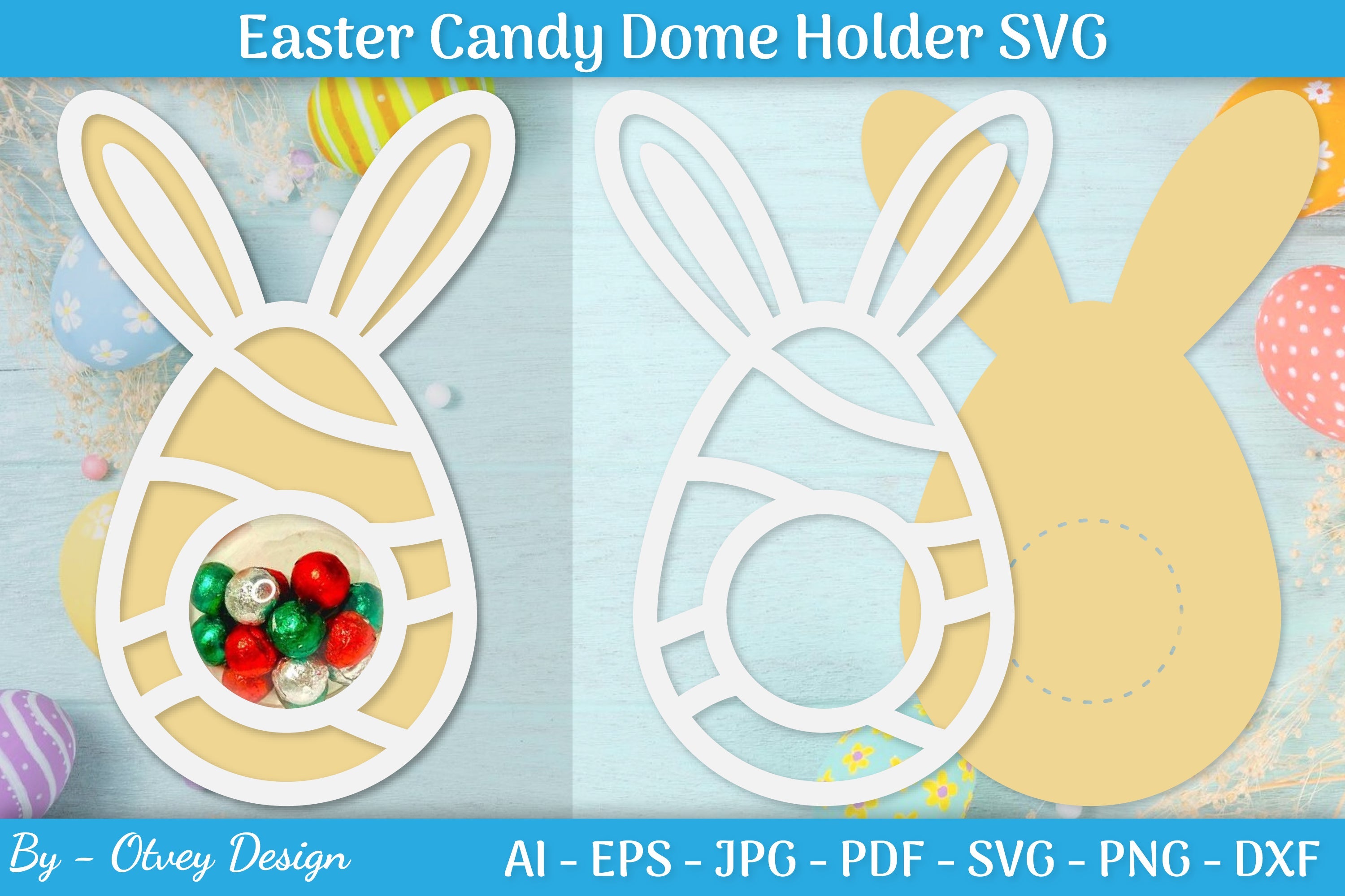 Candy Holder Easter Egg SVG Bundle 14 - CraftNest - Digital Crafting and Art