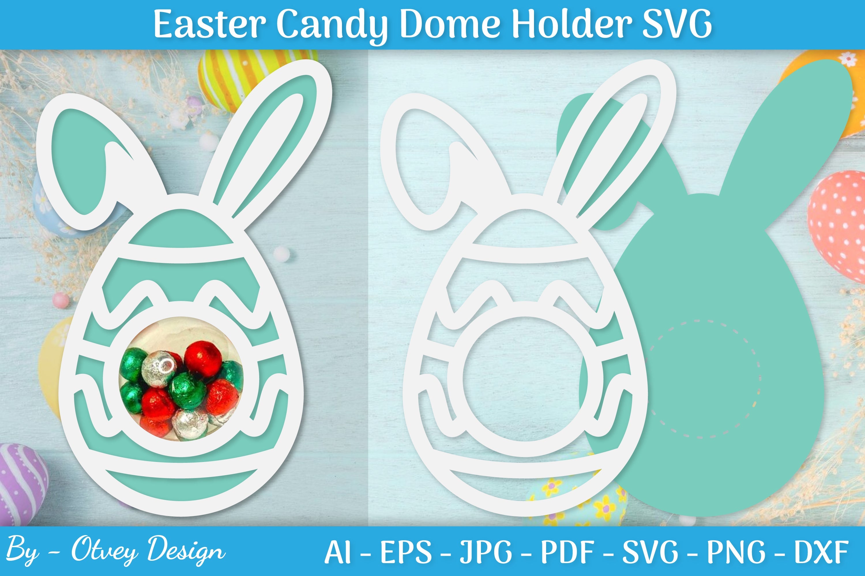 Candy Holder Easter Egg SVG Bundle 15 - CraftNest - Digital Crafting and Art