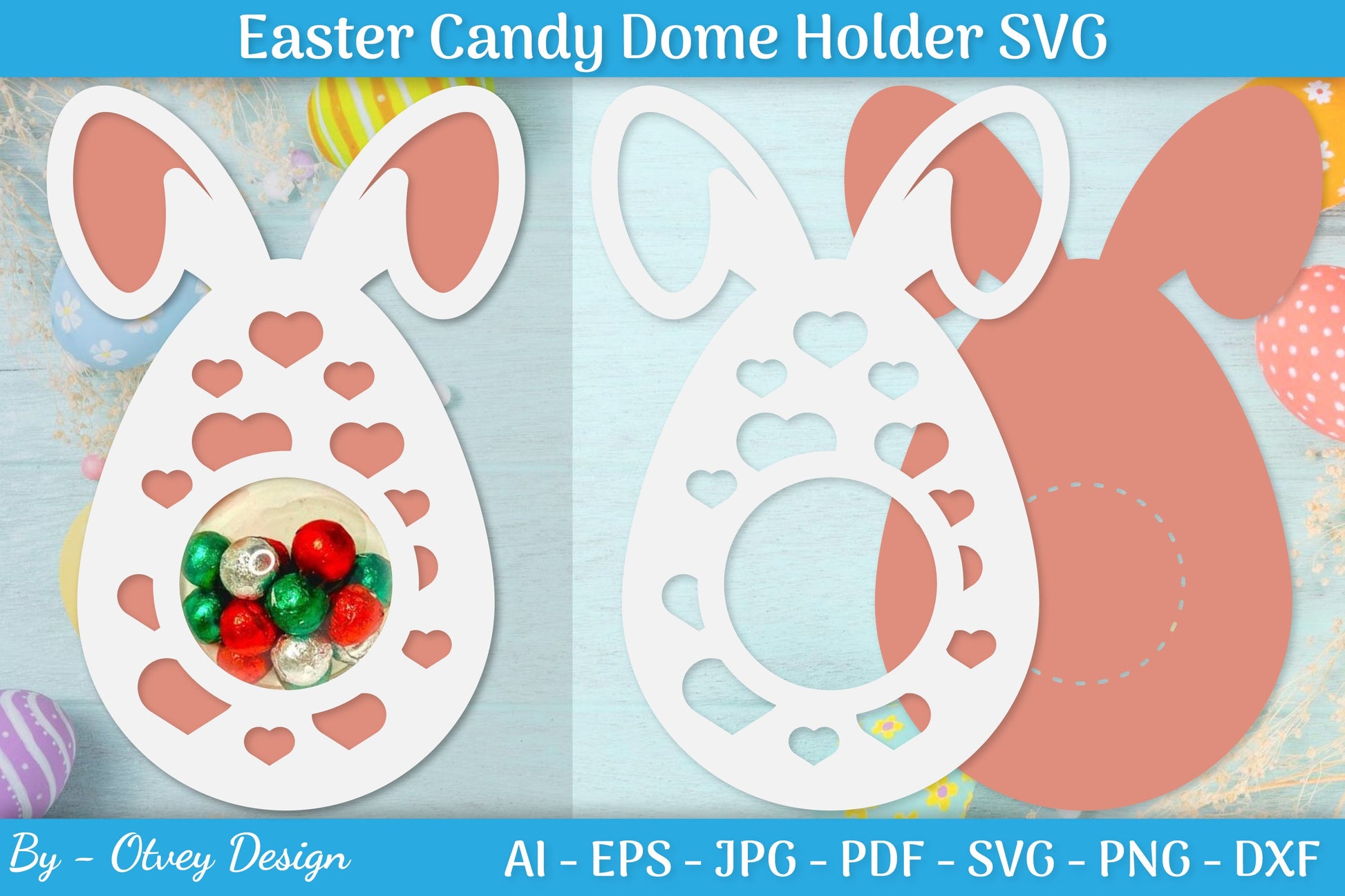 Candy Holder Easter Egg SVG Bundle 19 - CraftNest - Digital Crafting and Art