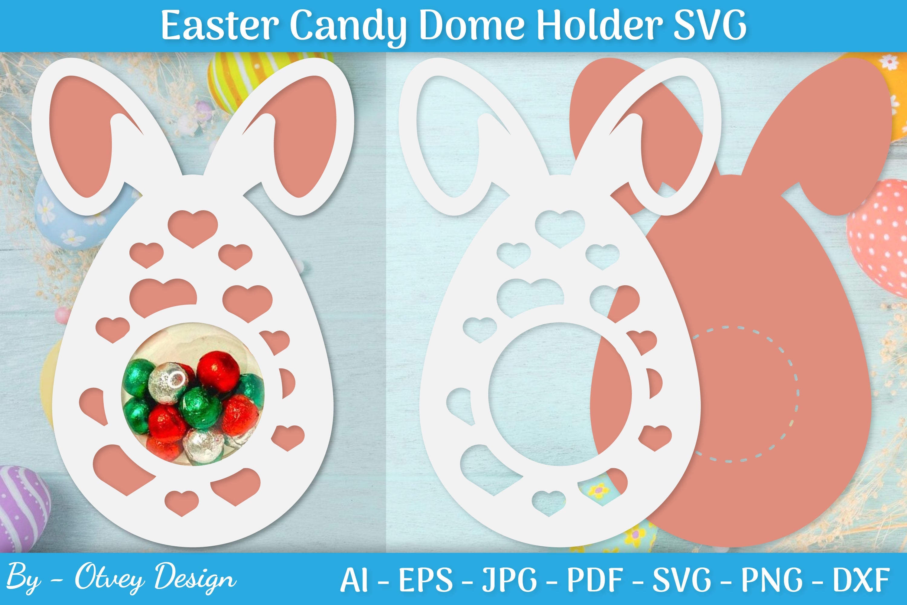 Candy Holder Easter Egg SVG Bundle 19 - CraftNest - Digital Crafting and Art