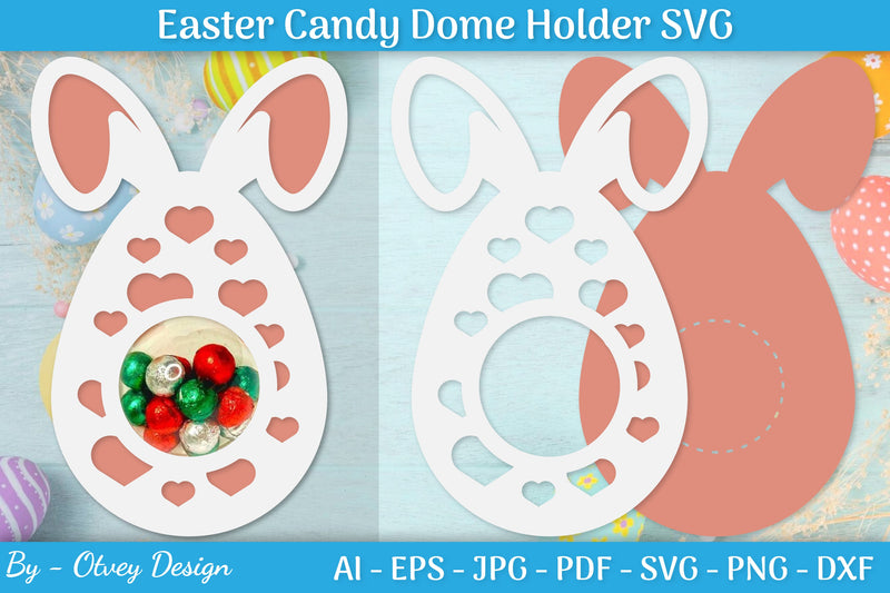 Candy Holder Easter Egg SVG Bundle 19 - CraftNest - Digital Crafting and Art