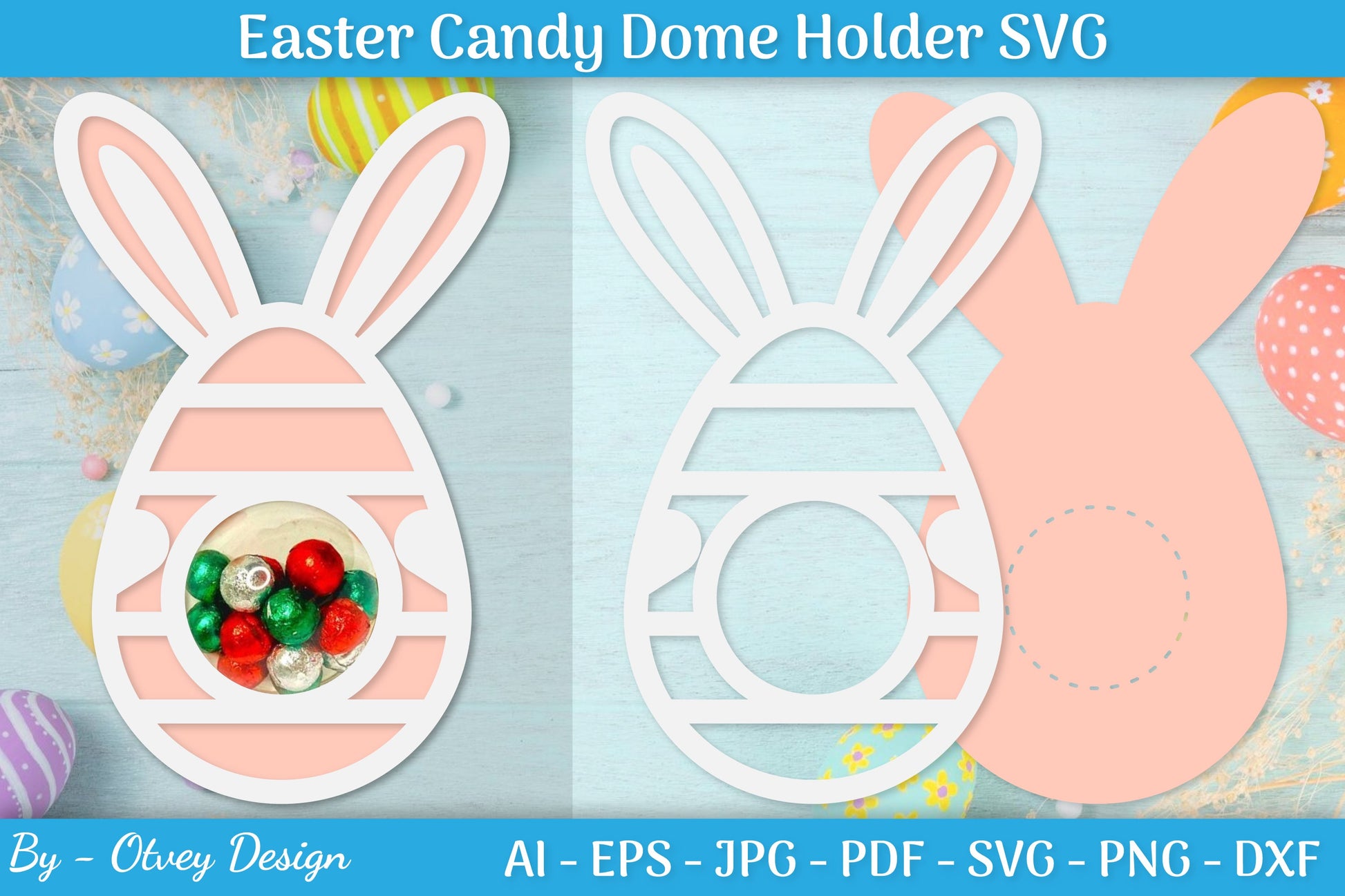 Candy Holder Easter Egg SVG Bundle 20 - CraftNest - Digital Crafting and Art