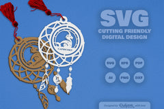 Capricorn Dream Catcher Set SVG Bundle 7 - CraftNest - Digital Crafting and Art