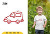Car Doodle Clipart Bundle