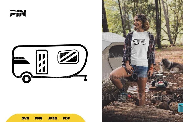Caravan Camping SVG Bundle - CraftNest - Digital Crafting and Art