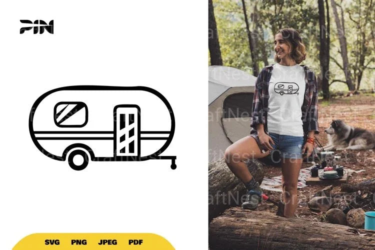 Caravan Camping SVG Bundle - CraftNest - Digital Crafting and Art
