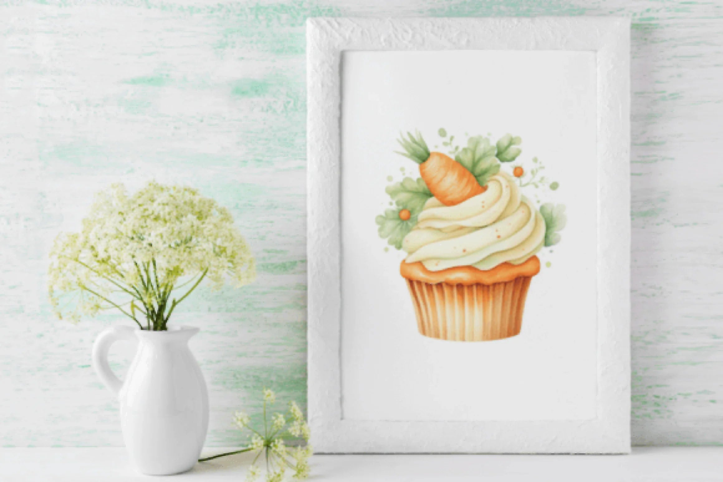 Carrot Cake Cupcakes Clipart Bundle - CraftNest - Digital Crafting and Art