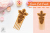 Carrot Laser Cut Comb Clipart Bundle