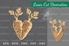 Carrot Laser Cut Decoration Clipart Bundle
