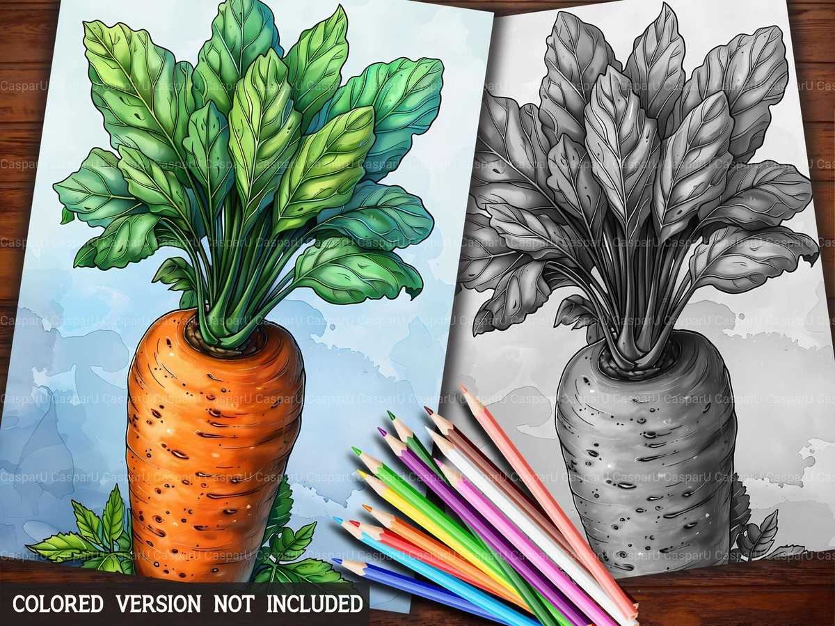 Carrot Coloring Books - CraftNest - Digital Crafting and Art