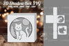 Cat 3D Papercut Shadow Box Clipart Bundle