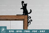 Cat Door Corner Lasercut SVG Bundle