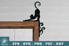 Cat Door Corner Lasercut SVG Bundle