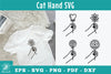 Cat Paw Silhouette Clipart Bundle