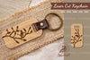 Cat Laser Cut Keychain SVG Bundle