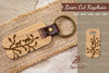 Cat Laser Cut Keychain SVG Bundle