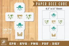 Cat Paper Dice Cube Printable Clipart Bundle - CraftNest - Digital Crafting and Art