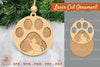 Cat Paw Laser Cut Ornament Clipart Bundle