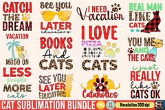 Cat Clipart Bundle 6 - CraftNest - Digital Crafting and Art