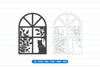 Cat Window Scene Laser Cut SVG Bundle