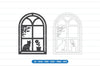 Cat Window Scene Laser Cut SVG Bundle