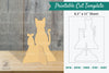 Cat and Mouse Printable Cut Template Bundle