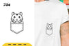 Cat In Pocket SVG Bundle