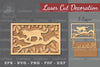 Cat in The Tree Laser Cut Home Decor SVG Bundle