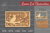 Cat in The Tree Laser Cut Home Decor Clipart Bundle