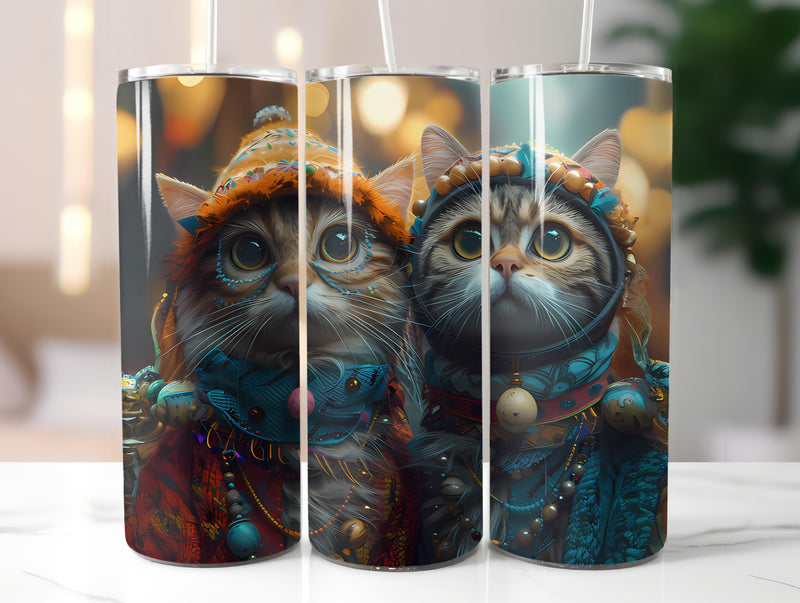 Cats Easter 3 Tumbler Wrap - CraftNest