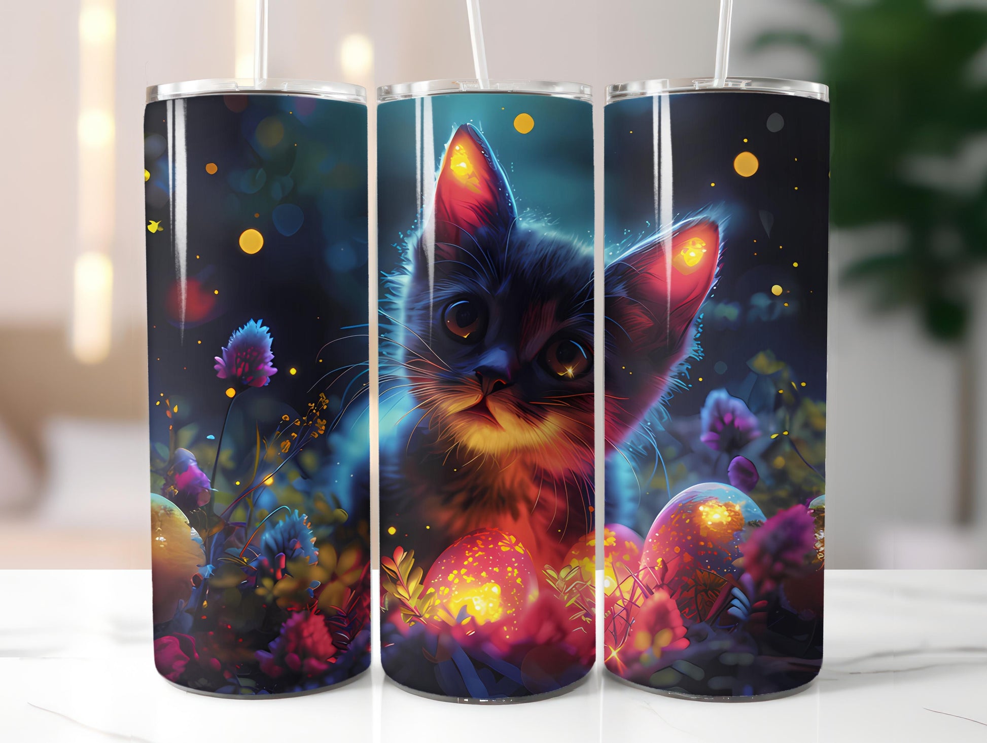 Cats Easter 3 Tumbler Wrap - CraftNest